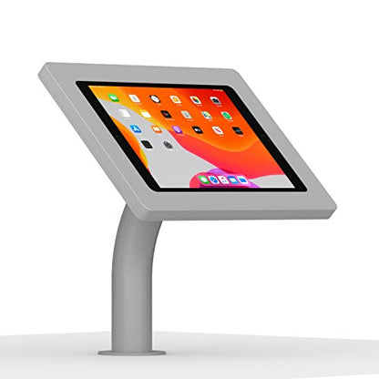 VidaMount Light Grey Enclosure and Fixed Neck Wall/Table Surface Mount [Bundle] Compatible with iPad 10.2" (7th, 8th & 9th Gen) - color: Light Grey, size: iPad 10.2" (7th, 8th & 9th Gen)