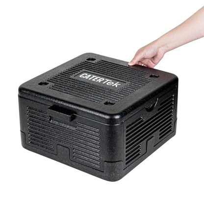 Restaurantware Black Epp Food Pan Carrier, 15 x 8.7 In - size: 14 Quart
