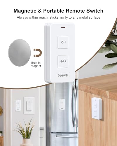 Remote Control Light Bulb Socket with Portable Magnetic Switch - style: 1 Handheld Switch + 1 Socket
