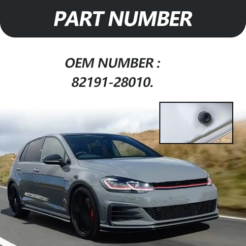 8219128010 Car Overslam Bumper Stopper, Rubber Auto Front Rear Door Shock Absorber Guard Cushion, Universal Vehicle Door Side Protection Accessories