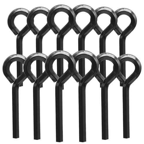 5/32" Standard Hex Dogging Key, Black, 12PCS - color: 5/32", size: 12 PCS