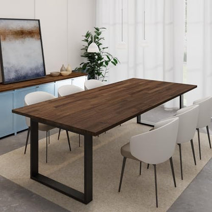 Howizz 48 x 30 in. Solid Wood Table Top, Dark Walnut Stained Acacia Desktop for Standing Desk/Office Tabletop/Countertop, 1in. Thick - color: 2 - Dark Walnut, size: 48"L x 30"W x 1"Th