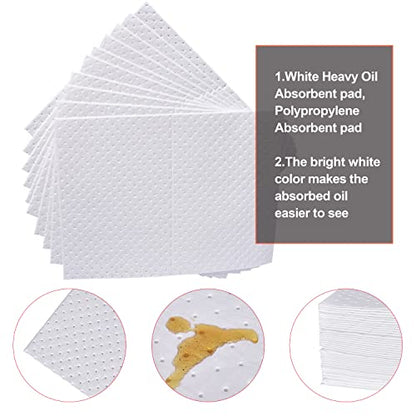 A A IN 2-Pack Absorbent Mat Pads, 15" x 20", White, 200PCS - style: 200pcs