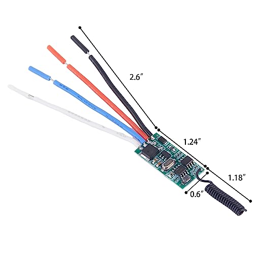 Mini Wireless Relay Switch,DC5V-30V 3A Remote Control Kit - size: 5V-30V-3A-MIMI SWITCH