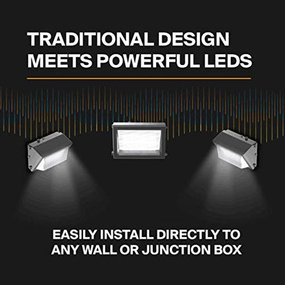 ledmo LED Wall Pack Lights Repalces 800W HPS/HID Light 4 Pack 15600LM Outdoor Commercial Lighting Fixture 120W Waterproof Wall Mount Security Lighting 5000K - size: 4 Pack Non Photocell