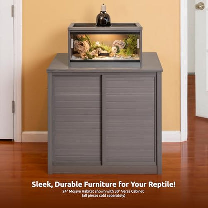 New Age Pet® ECOFLEX® 24" Small Reptile Enclosure, Grey - color: Grey, size: Small