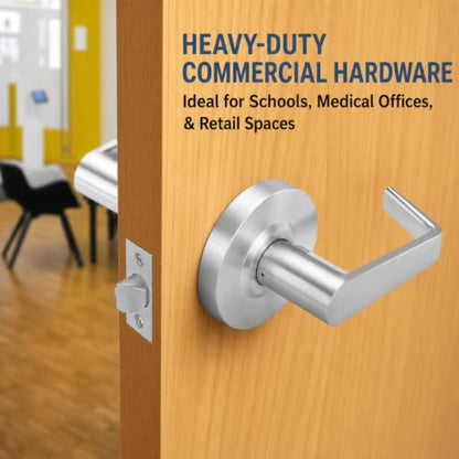 LO-Lock Passage/Closet Commercial Lever Door Lock, ADA, Non-Handed - style: Passage/Closet