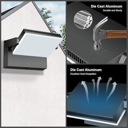 120W Modern Sleek LED Flood Light, 360° Rotatable Area Lighting - size: 120W-5000K-1Pack