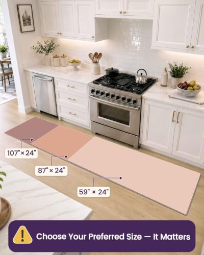 DEXI Kitchen Floor Mats Cushioned Anti Fatigue Runner Rug 24x59 Light Blue - color: Light Blue, size: 59"L x 24"W x 0.4"Th