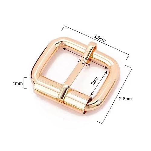 Metal Roller Buckles Belts Hardware Pin Buckle for Bags Leather Belt Strap - size: 1 Inch