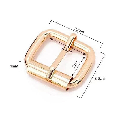 Metal Roller Buckles Belts Hardware Pin Buckle for Bags Leather Belt Strap - size: 1 Inch