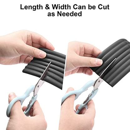 Baby Proofing Edge Protector 6.6 feet with 3M Strong Adhesive Pre-Taped, Baby Proof Padding Extra Wide Edge Safety Guards for Sharp Edges, Table, Desk- Black - color: Black- 6.6 Feet