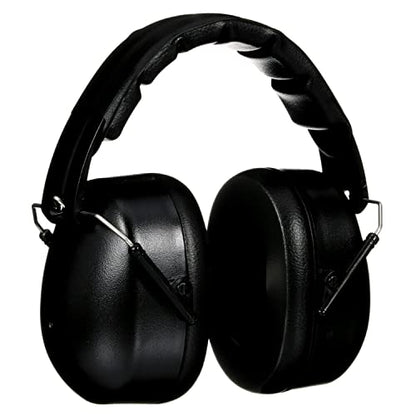 3M Folding Earmuff, Black, NRR 25 dB, 1-Pair - size: 1 Count (Pack of 5)