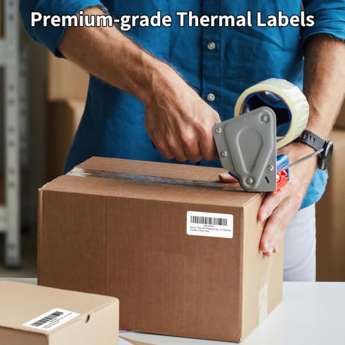 2.25"x1.25" Thermal Sticker Labels for Direct Thermal Printer (1 Roll) - size: 2-1/4" x 1-1/4"