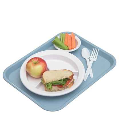 Carlisle Cafe Tray, Fast Food Restaurant Tray, 10 x 14, 1 Ct, Slate Blue - size: 0.6" x 0.5" x 0.2"