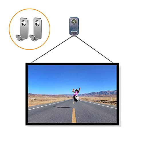 10pcs Heavy Duty T-Head J-Shaped Hangers 304 Stainless Steel Wall Mounted Mini Wall Hooks Hanger for Mirror Picture Frames Hanging Wire/D Rings/Keyhole Hangers - style: T-head J-shaped Hanger (10pcs)