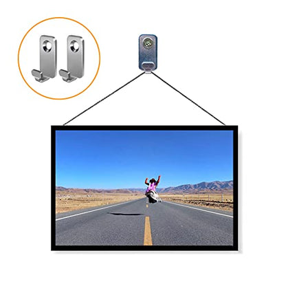 10pcs Heavy Duty T-Head J-Shaped Hangers 304 Stainless Steel Wall Mounted Mini Wall Hooks Hanger for Mirror Picture Frames Hanging Wire/D Rings/Keyhole Hangers - style: T-head J-shaped Hanger (10pcs)