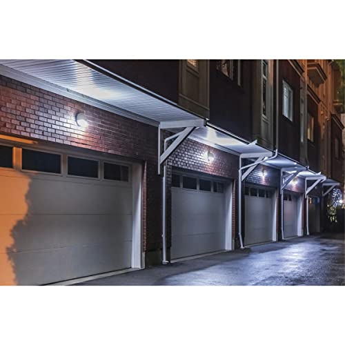 Nuvo 65/752 LED CCT Selectable Small Round Aluminum Outdoor Wall Pack Light, 3000K/4000K/5000K, 20W, White - color: White