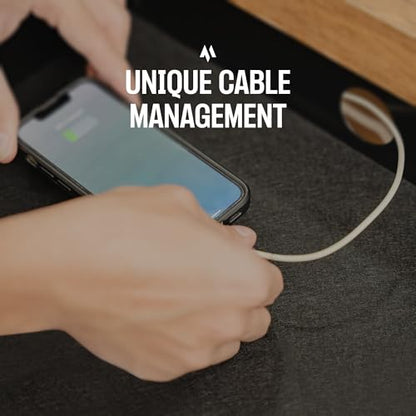 Under Desk Drawer Slide-Out – Lockable Metal Storage Drawer with Cable Management for Office & Home (Single, Bracketed) - size: Single (Bracketed)