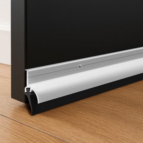 Hicarer 2 Pcs 2" x 36" Door Sweep with Rain Drip, Sliver - color: Sliver, size: 0.5625" W X 2" H X 36" L
