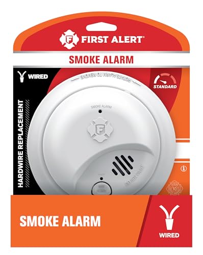 First Alert Hardwire Smoke Alarm - size: 6-Pack, style: Precision Detection