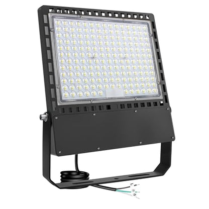 STASUN Flying Series Ultra 400W 60000LM LED Flood Light Outdoor, 100-277V 5000K White, IP67 Waterproof Stadium Lights for Arena, Parking Lot, Courts, Commercial, ETL Certification - size: 400W