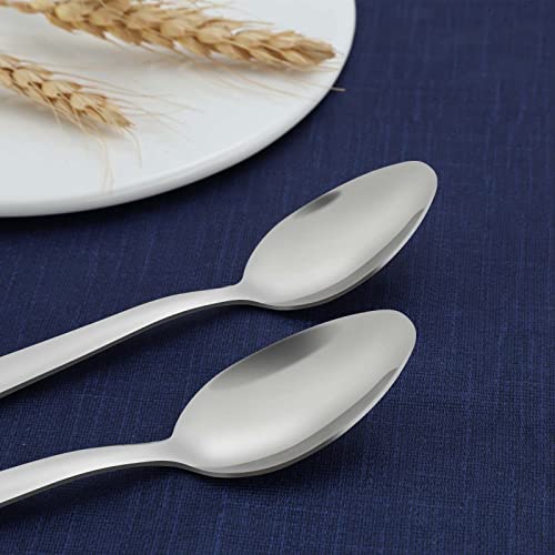 36-Piece Tea Spoons Set - 5.9" Stainless Steel Tea Spoon Silverware, Durable Small Spoons, Cost-effective Teaspoon Set of 36 for Home Kitchen Restaurant - Mirror Polished, Dishwasher Safe - size: 36p Tea Spoons