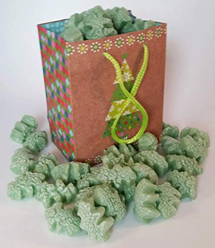 Bubblefast! Brand FunPak Plant Based Biodegradable Packing Peanuts, 1.5 cu ft Bag, Compostable (Green Christmas Trees) - color: Green Christmas Trees
