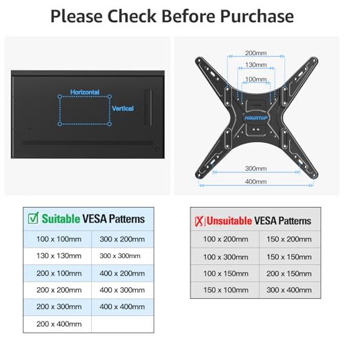 MOUNTUP Outdoor Long Arm TV Wall Mount for 26-65" TVs, Waterproof & Rustproof Outside Full Motion Bracket with Stainless Steel Screws, 37.4'' Long Extension Corner TV Mount Hold 77 lbs, VESA 400x400mm - size: 26-65 inch, 77 lbs, Outdoor 37.4 inch Arm