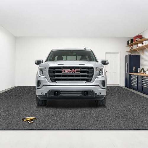 Garage Floor Mat 7'4"x17' Garage Mats for Floor Under Car,Absorbent Oil - size: Garage Floor Mat 7'4'' x 17'-1PK