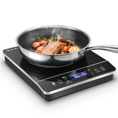 Portable Induction Cooktop, Induction Burner 1800W