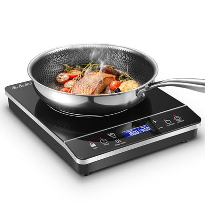 Portable Induction Cooktop, Induction Burner 1800W
