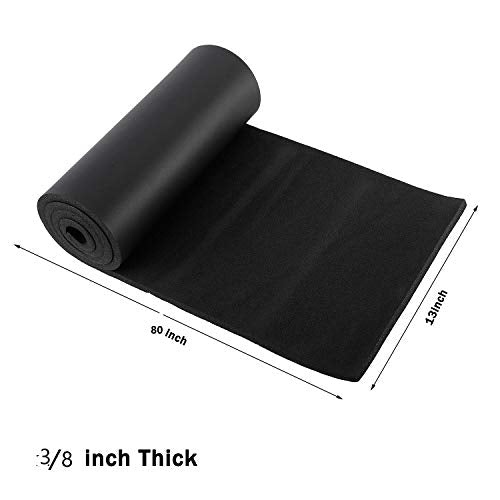 Artilife Closed Cell Foam Roll, Easy to Cut into Foam Sheets & Foam Pads for Sound Insulation, Cushion & DIY Projects (3/8" T x 13" W x 80" L) - size: 3/8" T x 13" W x 80" L