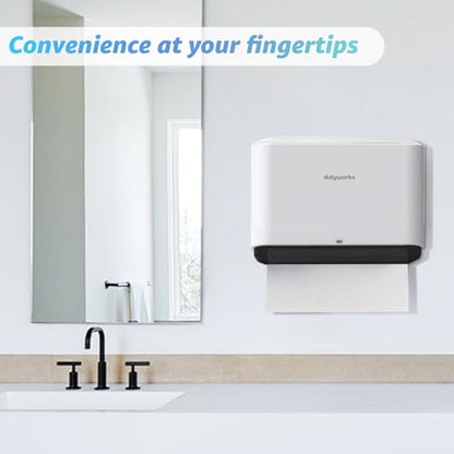 Multifold Paper Towel Dispenser Wall Mount, White - color: 5859-white