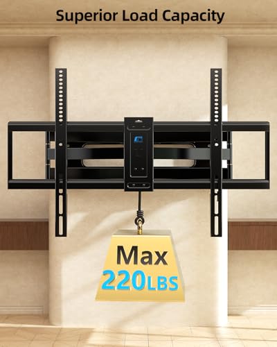 HOME VISION Heavy Duty Full Motion TV Wall Mount for 65-120" TVs, Max 220lb - size: 6901/ 65-120"
