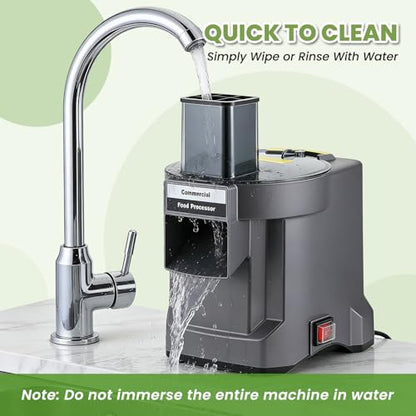 5 in 1 Commercial Food Processor, Electric Vegetable Chopper
