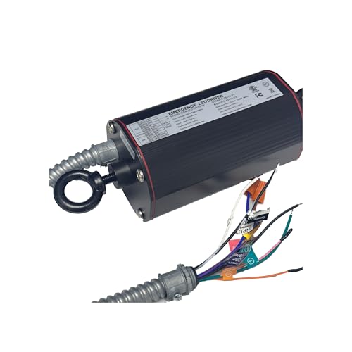 E2 LIGHTING 25W UFO Emergency Battery Driver, 100-347V Input, High Bay - color: 25W w Battery