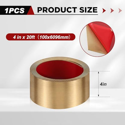 1 Pack 4 x 240 Inch Stainless Steel Kick Plate, Brushed Rose Gold - color: Rose Gold, size: 4 x 240 Inch