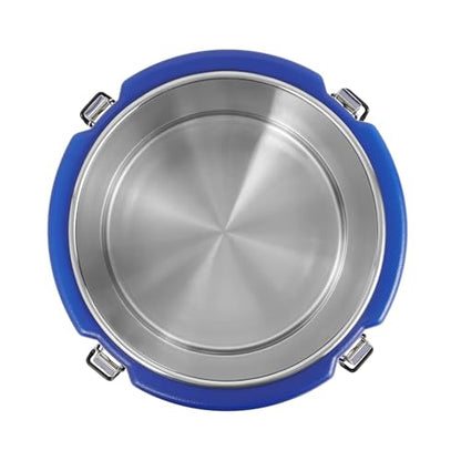 Insulated Food Carrier Insulated Soup Container 20L/5.3Gal Commercial Food Warmer Hot Box for Hot Cold Food Insulation Barrel Cooler Stainless Steel Lining w/Dust Cover for Restaurant Canteen - color: 20L-Blue