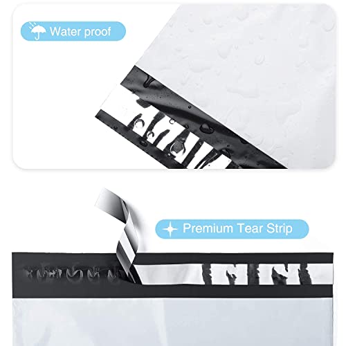 Fuxury Large Poly Mailers 24x24" 1200Pcs,Shipping Bags for Clothes,White - color: White, size: 24x24" 1200pcs