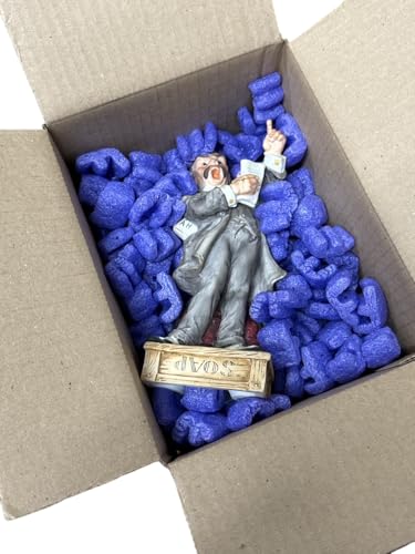 FunPak Plant Based Biodegradable Packing Peanuts 1.5 cu ft Bag Compostable (Purple F) - color: Purple F