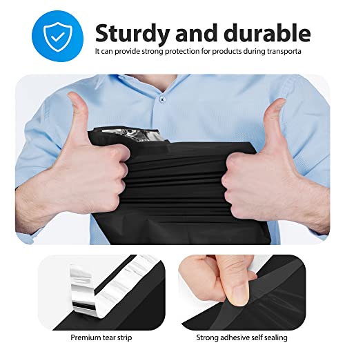 Fuxury 14.5x19" Poly Mailers 1500Pcs,Bulk Shipping Bags For Clothing,Black - color: Black, size: 14.5x19" 1500pcs