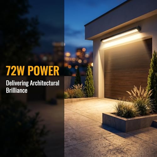 72W Wall Washer Light 40'' 2700K 120V IP67 Waterproof Plug-in - color: 2700K-Warm-White, size: 40"