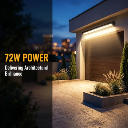 72W Wall Washer Light 40'' 2700K 120V IP67 Waterproof Plug-in - color: 2700K-Warm-White, size: 40"