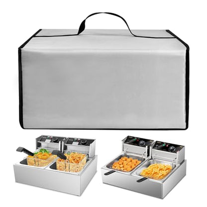 Deep Fryer Cover for Commercial Countertop Oil Fryer 12L Deep Fryers