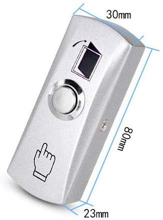 MENGQI-CONTROL TCP/IP 2 Doors Access Control System Kits Metal Push Release Button Electromagnetic Lock RFID Keypad Reader Power Supply Box Cards/Key fobs (Phone APP remotely Open Door) - style: 2Door RFID/PIN Magnetic Lock