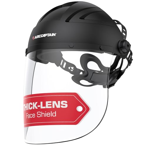 ARCCAPTAIN Face Shield for Grinding and Cutting, Full Face Mask - color: Classic