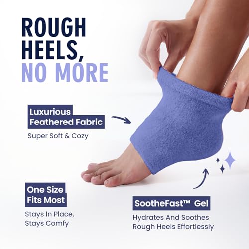 Dr. Frederick's Original Fuzzy Heel Socks (Lavender Luxury) - color: Lavender Luxury