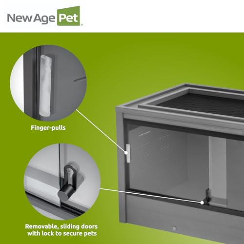 New Age Pet® ECOFLEX® 36" Mojave Reptile Enclosure, Medium, Grey - color: Grey, size: Medium