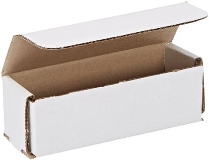 BOX USA White Mailer Boxes 6x2x2 50-Pk for Shipping & Packing